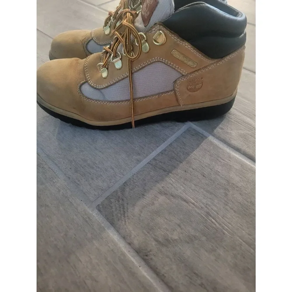Timberland Youth Field Boot Leather Tan‎ Brown Size 6